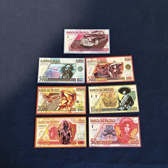 Other - Sleepy G Banco De Mexico Sticker Lot 7 (Vintage Lowrider)